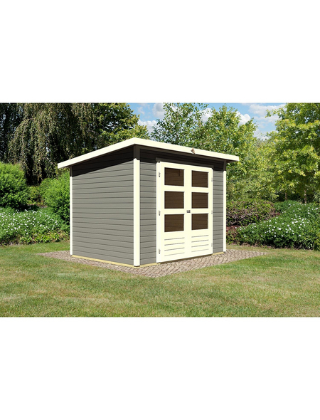 WOODFEELING Gartenhaus »Stockach 3«, BxT: 282 x 210 cm (Aufstellmaße), Pultdach WOODFEELING Gartenhaus »Stockach 3«, BxT: 282 x 210 cm (Aufstellmaße), Pultdach