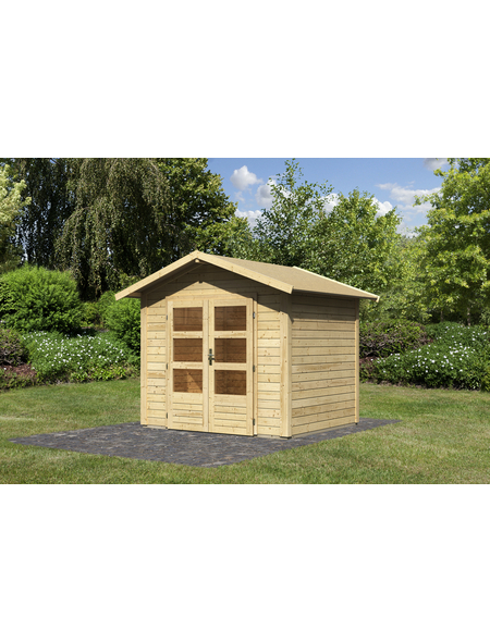 Woodfeeling Gartenhaus Talkau B X T 283 X 252 Cm Satteldach Hagebau De