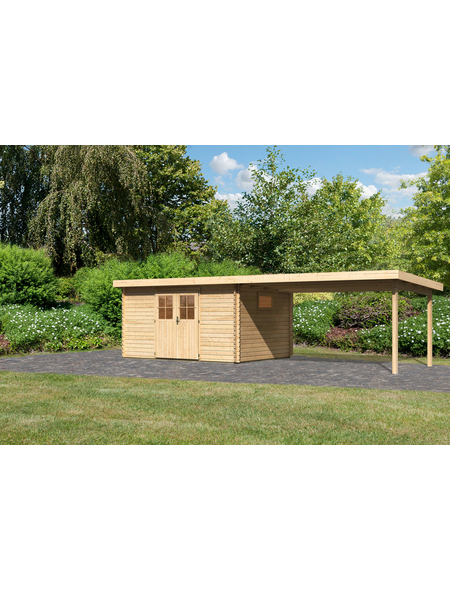 KARIBU Gartenhaus »Tating«, BxT: 806 x 333 cm, Pultdach ...