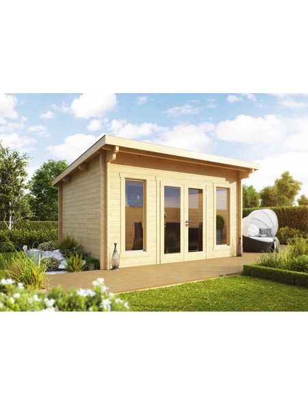 Wolff Gartenhaus Trondheim 70 A Xl B X T 400 X 390 Cm Pultdach Hagebau De