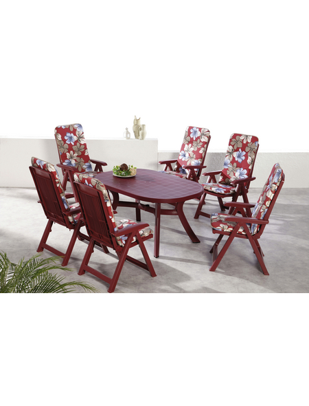 BEST Gartenmöbelset »Santiago«, 6 Sitzplätze, inkl. Auflagen - Hagebau.de