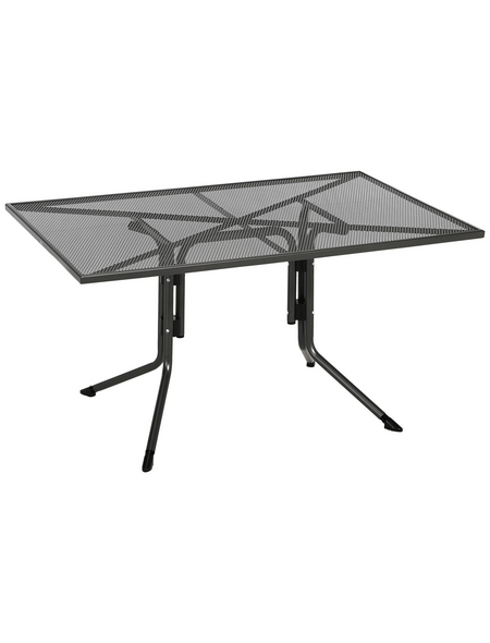 CASAYA Gartentisch »Silon«, mit Stahl-Tischplatte, BxTxH: 140 x 90 x 71 cm
