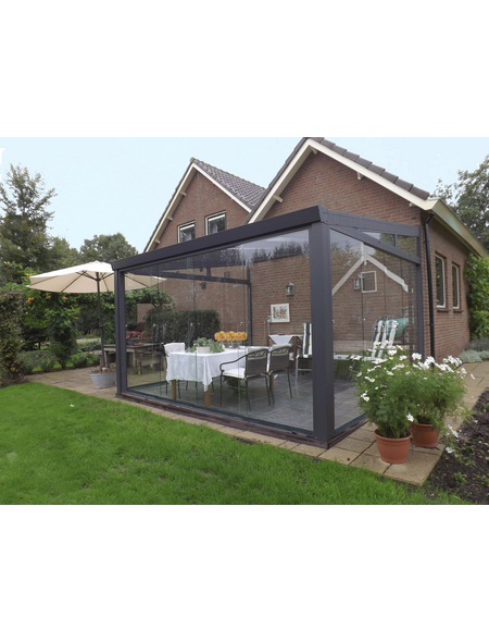 GARDENDREAMS Gartenzimmer »Legend«, Breite: 400 cm, Glasschiebewand