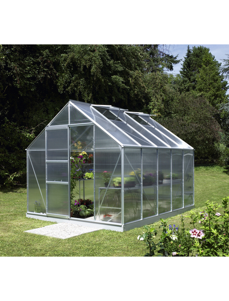 VITAVIA Gewächshaus »Merkur«, B x L x H: 257 x 321 x 231,8 cm, Aluminium/Polycarbonat (PC) VITAVIA Gewächshaus »Merkur«, B x L x H: 257 x 321 x 231,8 cm, Aluminium/Polycarbonat (PC)