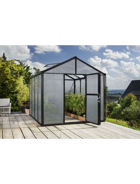 VITAVIA Gewächshaus »Zeus«, B x L x H: 258,4 x 316,4 x 250,4 cm, Aluminium/Polycarbonat (PC) VITAVIA Gewächshaus »Zeus«, B x L x H: 258,4 x 316,4 x 250,4 cm, Aluminium/Polycarbonat (PC)