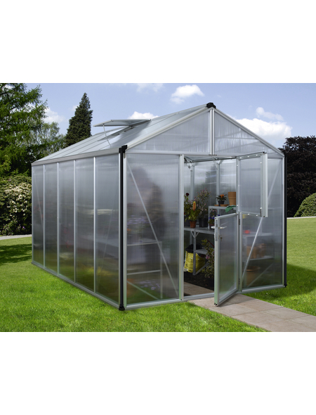 VITAVIA Gewächshaus »Zeus«, B x L x H: 258,4 x 390,8 x 250,4 cm, Aluminium/Polycarbonat (PC) VITAVIA Gewächshaus »Zeus«, B x L x H: 258,4 x 390,8 x 250,4 cm, Aluminium/Polycarbonat (PC)