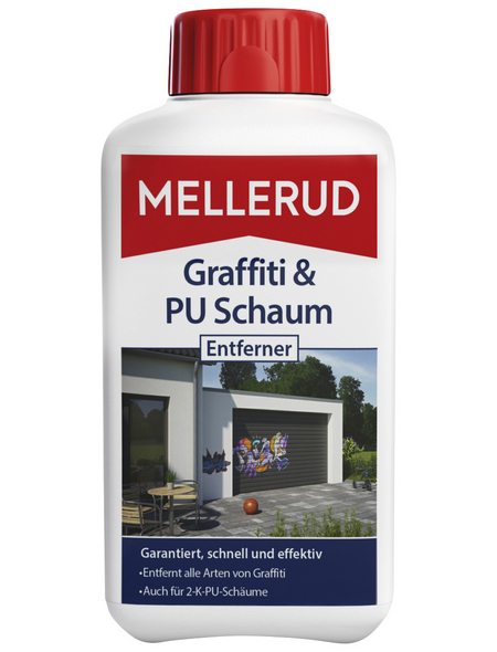 MELLERUD Graffiti- und PU-Schaum-Entferner, weiss/rot, 0,5 l