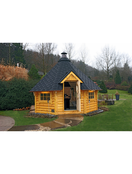 WOLFF Grillkota, B x T x H: 379 x 379 x 404 cm, Kiefernholz WOLFF Grillkota, B x T x H: 379 x 379 x 404 cm, Kiefernholz
