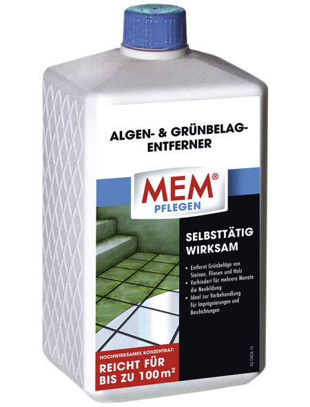 MEM Grünbelagentferner »MEM Pflegen«, transparent, 1 l