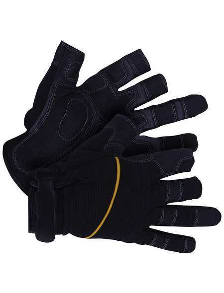 KIXX Handschuhe »Synthetik Leder«, schwarz