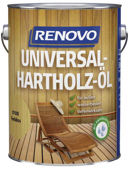 RENOVO Hartholz-Öl, farblos, 2,5 l
