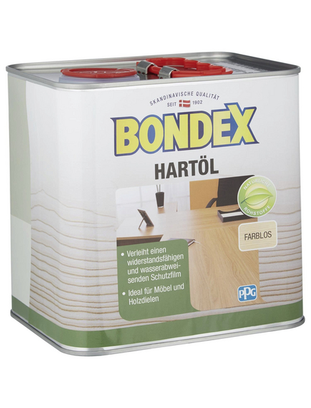 BONDEX Hartholz-Öl, transparent, matt, 2,5 l