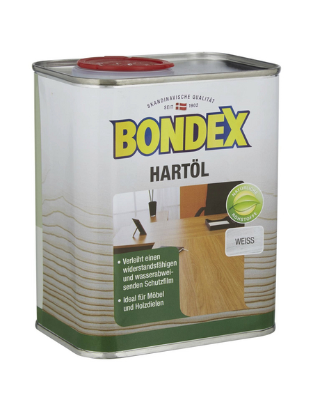 BONDEX Hartholz-Öl, weiß, matt, 0,75 l