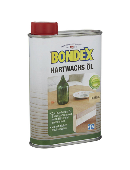 BONDEX Hartwachsöl, 0,25 l, transparent