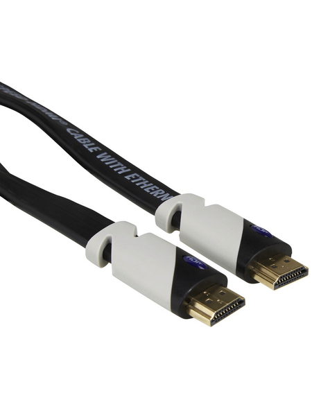 SCHWAIGER HDMI-Anschlusskabel, mit Ethernet, 3 m, Schwarz