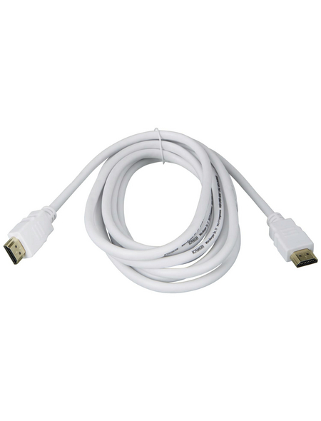 SCHWAIGER HDMI-Kabel, BASIC, 3 m, Weiß