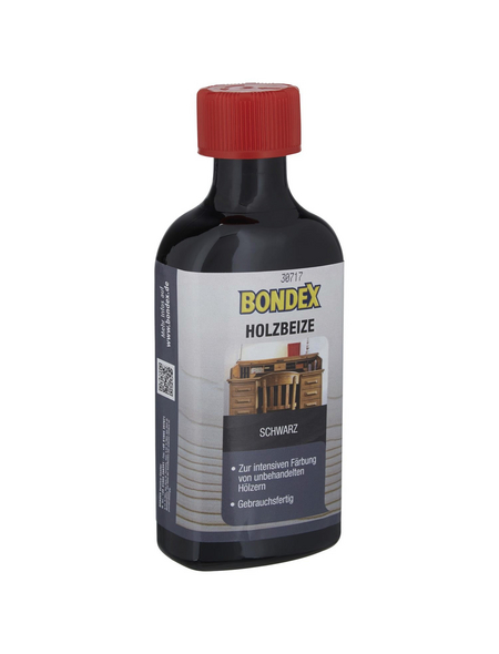 BONDEX Holzbeize, schwarz, lasierend, 0.25l