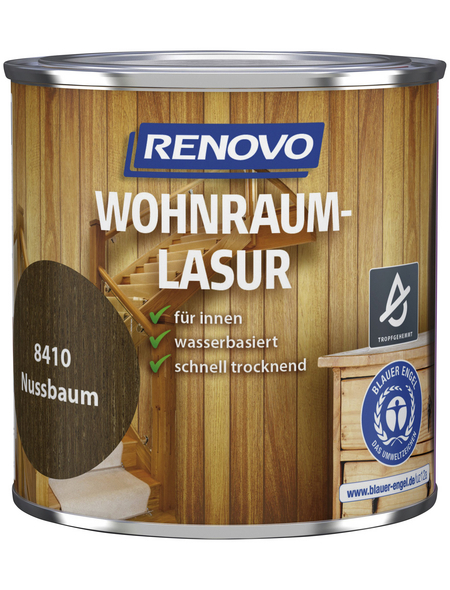 RENOVO Holzschutzmittel, Nussbaum, innen RENOVO Holzschutzmittel, Nussbaum, innen