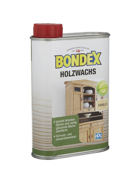 BONDEX Holzwachs, 0,25 l, farblos