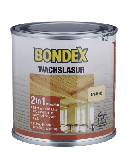 BONDEX Holzwachs, 0,25 l, farblos