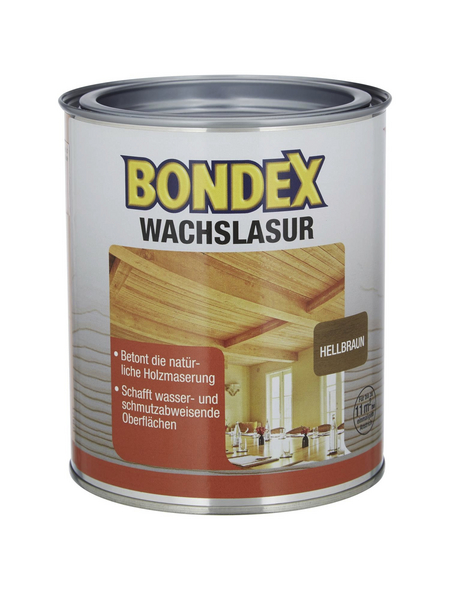 BONDEX Holzwachs, 0,75 l, hellbraun