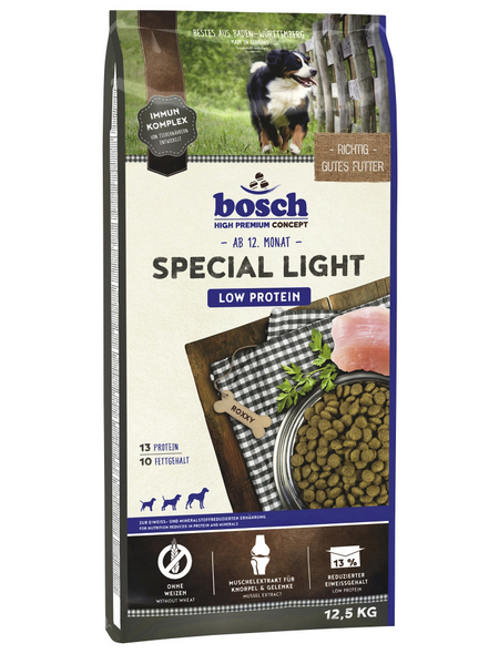 BOSCH PETFOOD Hundetrockenfutter »Spezial Light«, 1 Beutel à 12500 g