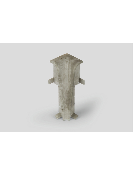 EGGER Innenecken, für Sockelleiste (6 cm), Dekor: Stein weiß, Kunststoff, 2 Stück