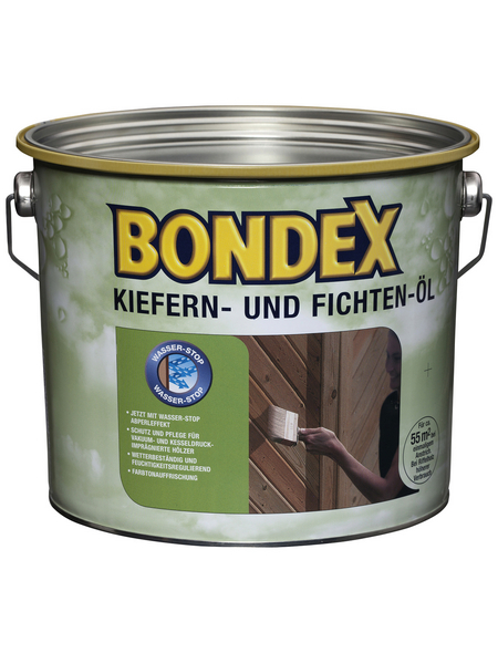 BONDEX Kiefern/ Fichten Öl, kieferfarben, matt, 2,5 l