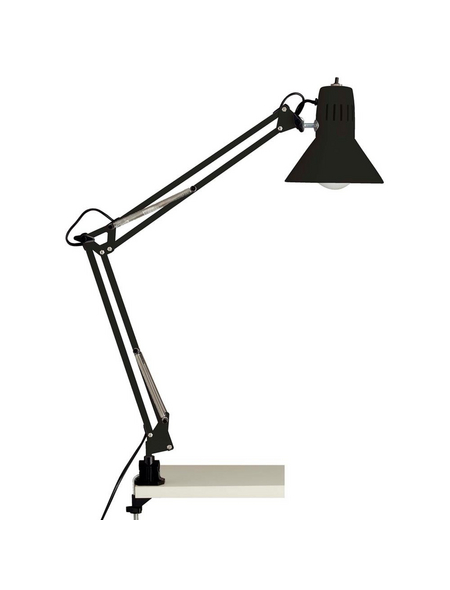 BRILLIANT Klemmleuchte »Hobby« schwarz mit 40 W, Schirm-Ø x H: 17 x 70 cm, E27 ohne Leuchtmittel BRILLIANT Klemmleuchte »Hobby« schwarz mit 40 W, Schirm-Ø x H: 17 x 70 cm, E27 ohne Leuchtmittel