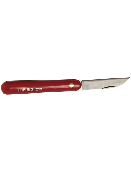 Freund Victoria Kopuliermesser, Stahl, rot, für: schneiden, veredeln, Rindenlösen Freund Victoria Kopuliermesser, Stahl, rot, für: schneiden, veredeln, Rindenlösen