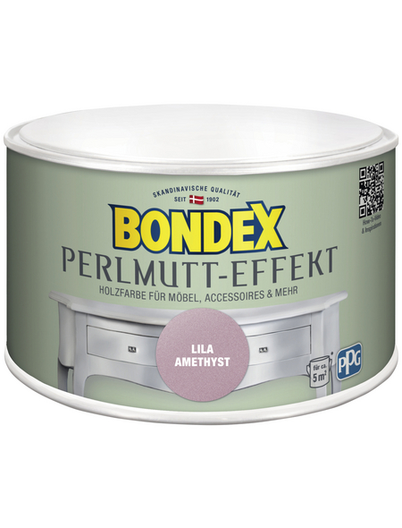 BONDEX Kreativ Perlmuttfarbe, 0,5 l, lila