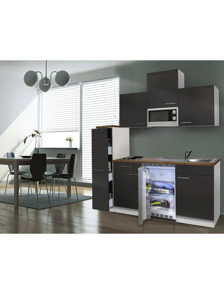 RESPEKTA Küchenblock »KB180WWMI«, mit E-Geräten, Gesamtbreite: 180 cm
