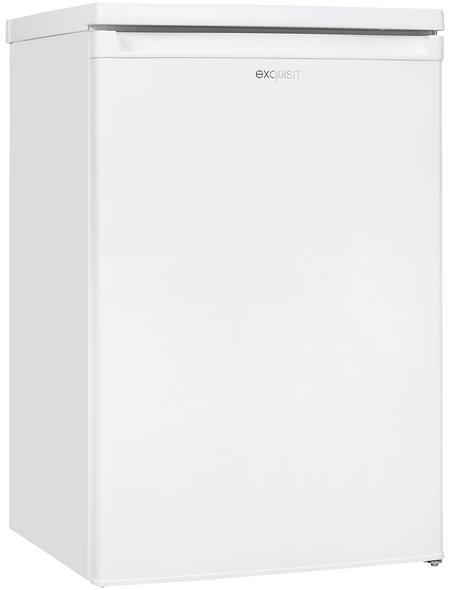 Exquisit Kühlschrank, BxHxL: 55 x 85,5 x 57 cm, 109 l, weiß