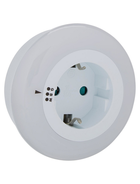 REV LED-Nachtlicht mit Dämmerungsautomatik weiß 1-flammig 1 W Ø 8 x 7 cm REV LED-Nachtlicht mit Dämmerungsautomatik weiß 1-flammig 1 W Ø 8 x 7 cm