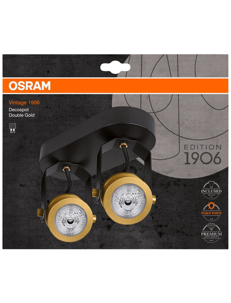 OSRAM LED-Spot »Vintage 1906«, 2-strahlig, GU10, inkl. Leuchtmittel in warmweiß OSRAM LED-Spot »Vintage 1906«, 2-strahlig, GU10, inkl. Leuchtmittel in warmweiß