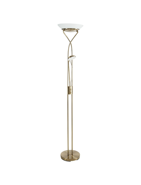 BRILLIANT Leuchte »Ollie«, 18 W, weiss/messingfarben, Höhe: 180 cm BRILLIANT Leuchte »Ollie«, 18 W, weiss/messingfarben, Höhe: 180 cm