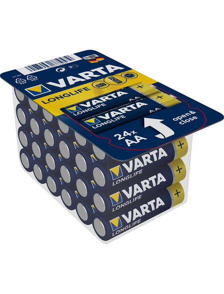 VARTA Longlife AA Batterien, Varta Longlife, AA, 1,5 V