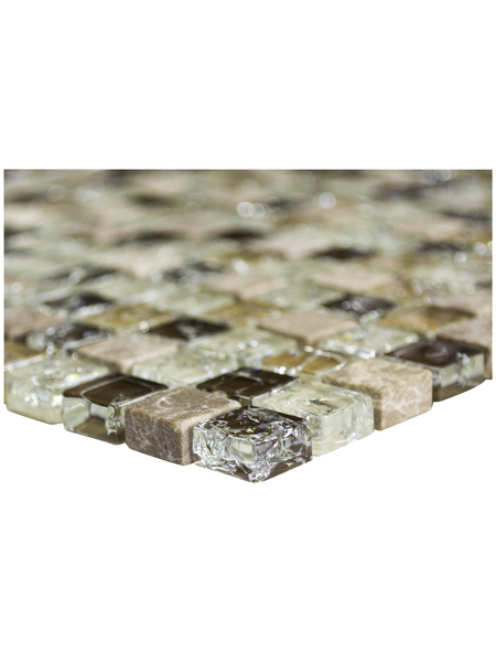 HuH Mosaik Mosaikfliese »Ice Cube«, BxL: 30,5 x 30,5 cm, Wandbelag