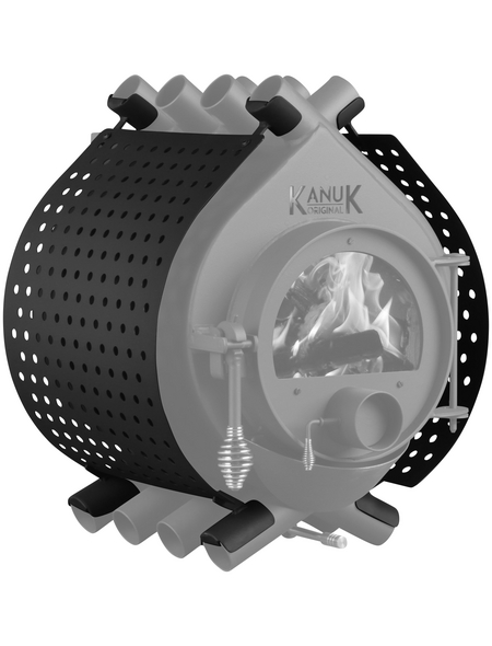 KANUK® Ofenverkleidung für Warmluftofen Kanuk Original 10,3 kW, BxL: 49 x 49 cm, Stahl