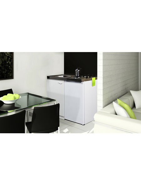 RESPEKTA Pantry-Küche »PANTRY100SV«, mit E-Geräten, Gesamtbreite: 100 cm