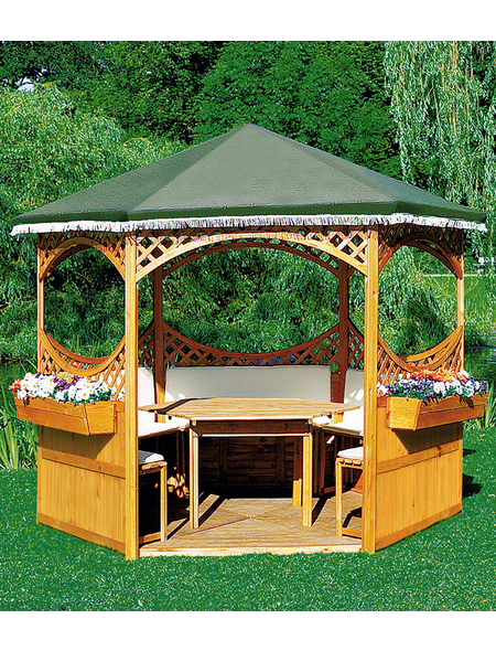PROMADINO Pavillon »Palma«, sechseckig, BxHxT 308 x 260 x 308 cm