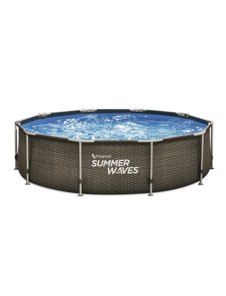 SUMMER WAVES® Pool »Active«, braun, ØxH: 305 x 76 cm SUMMER WAVES® Pool »Active«, braun, ØxH: 305 x 76 cm