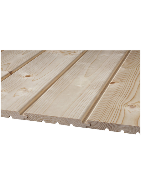 binderholz Profilbrett, Fichte / Tanne, BxH: 14,6 x 400 cm, Stärke: 19 mm