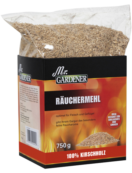 Mr. GARDENER Räuchermehl, Holz, 750 g