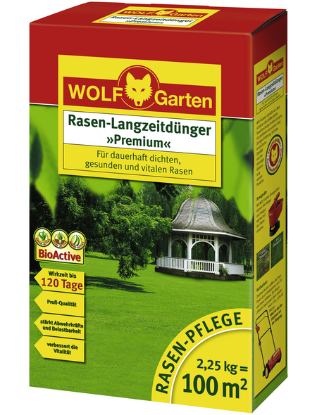 WOLF GARTEN Rasen-Langzeitdünger "PREMIUM" LE 100 2 kg ...