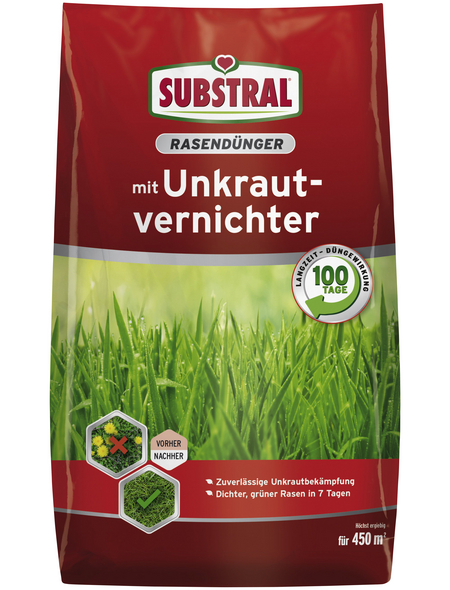 SUBSTRAL® Rasendünger, 9 kg, für 450 m²