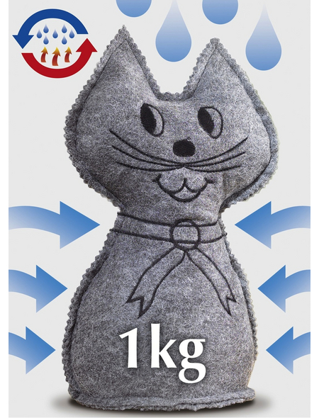 WENKO Raumentfeuchter »Katze «, , BxHxT: 12 x 27 x 13 cm