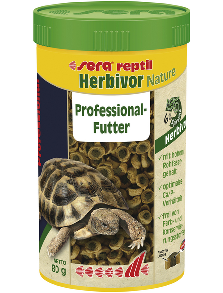 sera Reptilienfutter »Herbivor Nature«, 80 g (250 ml)