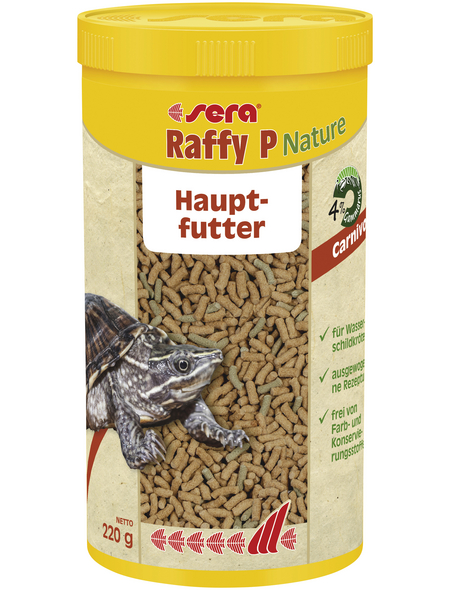 sera Reptilienfutter »Raffy P Nature«, 220 g (1 l)