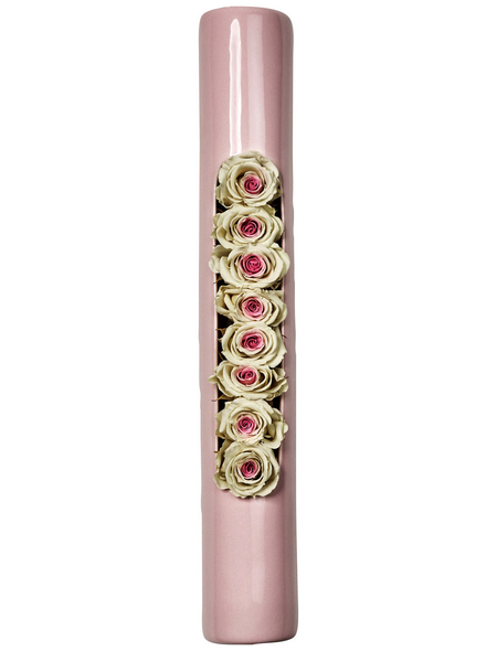  Rosen in Keramik »Infinity-Bloom«, rosa
